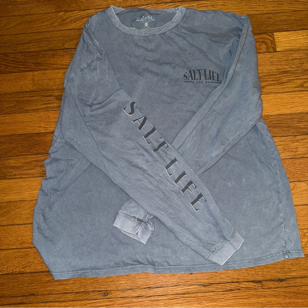 Salt Life Blue Long Sleeve Tee